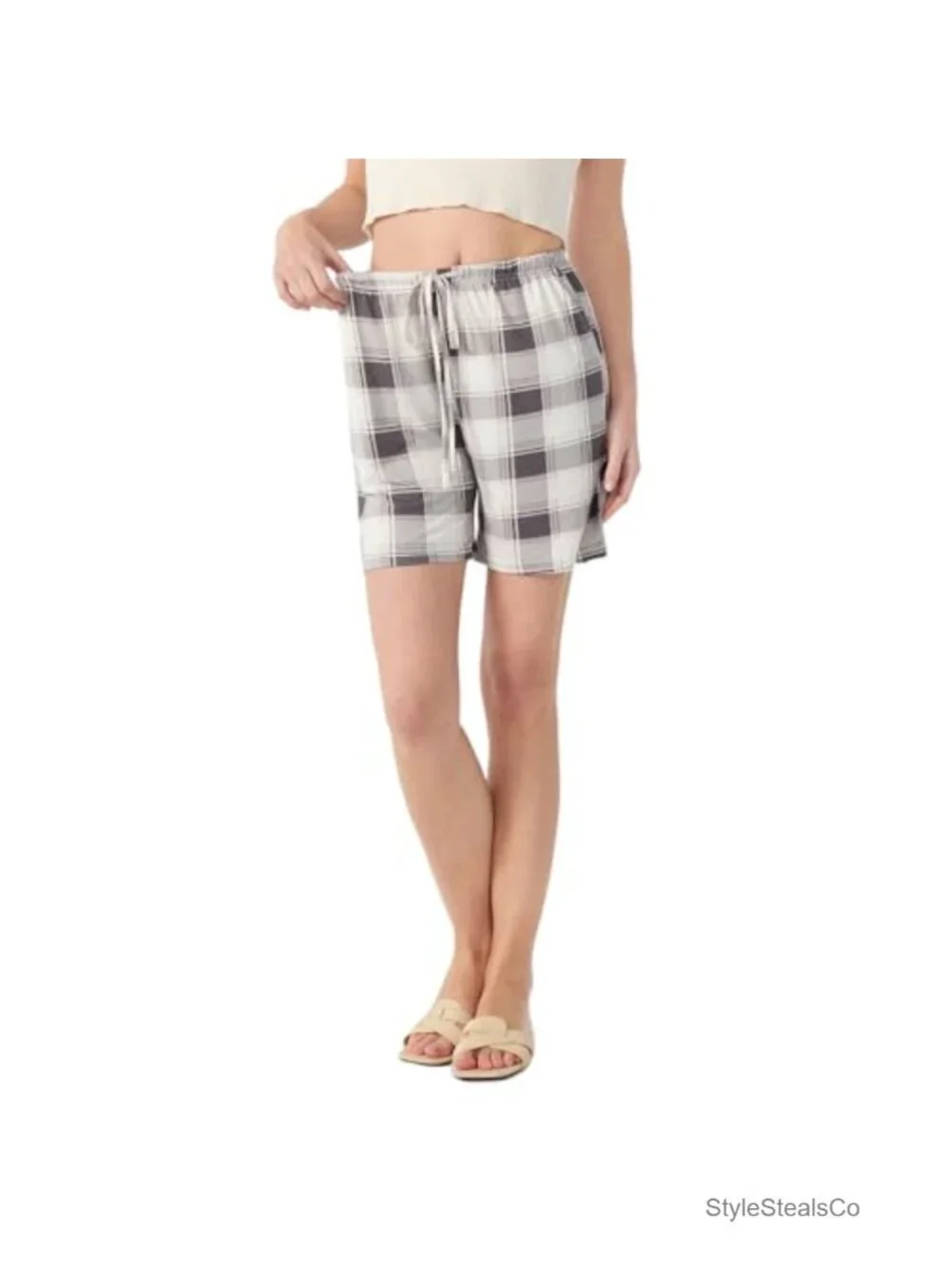 5-Pack Pajama Shorts with Drawstring and Pockets